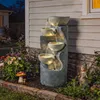 Outsunny Springbrunnen 5-stufig Gartenbrunnen mit LED Produktbild-Vorschau 2