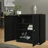 ML-Design Aktenschrank abschließbar, 90x40x90 cm Schwarz, Produktbild-Vorschau 1