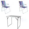 Campingset klappbar 3tlg Campingstuhl Gartenstuhl Produktbild-Vorschau 1
