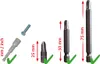 KS TOOLS 1/4" CLASSIC Bit-Satz, 208-tlg. (911.2008) Náhľad obrázku produktu 10