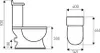 Nostalgie Retro Keramik Toilette+Waschbecken + Säule+Sitz Produktbild-Vorschau 7