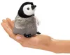 Folkmanis 2680 Fingerpuppe Kaiserpinguin, schwarz, grau, Produktbild-Vorschau 3