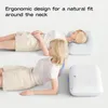 Memory‑Foam‑Kissen, Orthopädisches Flaches Kopfkissen für Produktbild-Vorschau 7