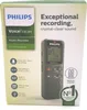 The image shows the retail packaging of a Philips VoiceTracer audio recorder. Podgląd zdjęcia produktu