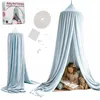 Kinderzelt für Babybett, Vorhang, Tipizelt, blau Produktbild-Vorschau 1