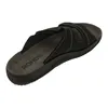 A single black sandal is shown against a white background. Anteprima dell’immagine prodotto