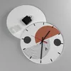 Wanduhr - Rund - Glasuhr - Abstraktion Figuren Geometrisch Produktbild-Vorschau 2
