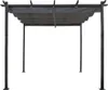 Hliníková pergola se stahovací střechou - 3 x 4 m - šedá Náhled obrázku produktu 1