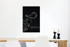 MuchoWow® Poster Fahrrad - Lenker - Schwarz - Weiß 40x60 cm Produktbild-Vorschau 5