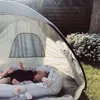 DERYAN Pop-Up plážový stan s moskytiérou 120x90x80 cm Cream Náhľad obrázku produktu 14