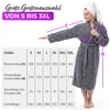AR Line Bademantel mit Schalkragen 100% Baumwolle 450 g/m² Produktbild-Vorschau 7