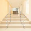 Jiubiaz Treppengeländer 80cm 3 Querstreben Edelstahl Produktbild-Vorschau 3
