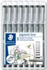STAEDTLER® 308 SB8 pigmentstift, zwart, set van 8 stuks Productafbeelding-voorbeeld 12