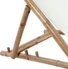 vidaXL Chaise longue bambou et toile Voir les images du produit 11