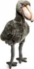 A plush toy of a shoebill bird standing on a white background. Náhled obrázku produktu