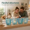 Teelichthalter Marilu Glas lackiert türkis H.7 cm Ø.7 cm Produktbild-Vorschau 10