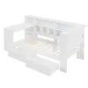 MODFU Lit avec Rangements 90x200 cm - Lit Simple avec Voir les images du produit 9