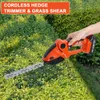 Elektrische Heckenschere, Heckenschere kabellos, 2 in 1 Produktbild-Vorschau 8