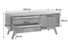 TV-Rack MCW-L96, Fernsehtisch Lowboard Kommode Schrank, Produktbild-Vorschau 9