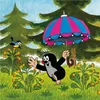 Dino Puzzle - Little Mole and the Umbrella - 3x55 Teile Produktbild-Vorschau 3