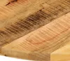 vidaXL Tischplatte Ø 80x2,5 cm Rund Raues Massives Produktbild-Vorschau 5