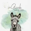 20 Servietten Esel - Zum Glück 33x33cm Produktbild-Vorschau 1