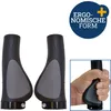 Set Fahrradgriffe Ergo-Grip Antirutsch 130mm Schwarz Produktbild-Vorschau 1