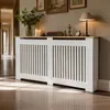 WISFOR Radiatoromkast met plank, verticale lamellen, 152 x Productafbeelding-voorbeeld 1