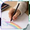Regenboogkleurige waxkrijtjes, 7 kleuren, 24 stuks, hout, Productafbeelding-voorbeeld 6