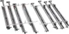 Two sets of metal oven racks are laid out diagonally on a white background. Produktbild-Vorschau