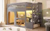 Kinderbed met hoogslaper, 90 x 200 cm, met opbergruimte in Productafbeelding-voorbeeld 5