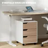 HOMCOM Caisson bureau mobile avec 3 tiroirs, meuble Voir les images du produit 4