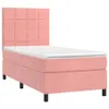 vidaXL Boxspringbett mit Matratze & LED Rosa 80x200 cm Samt Produktbild-Vorschau 11