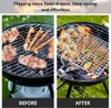 Großer Edelstahl Grillguthalter Grillkorb Faltbar Tragbark Produktbild-Vorschau 6