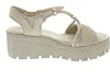 Rieker damen-Sandalette Perl-Beige, Farbe:beige/schlamm, EU Produktbild-Vorschau 3