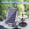 Solar Springbrunnen Pumpe 6W mit Akku 1500mAh, 12 LED & 9 Produktbild-Vorschau 5
