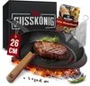 GUSSKÖNIG Gusseisenpfanne - 26cm Poêle en fonte - Grill Voir les images du produit 1