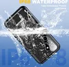 A black Samsung phone case is submerged in water, with water splashing around it. Náhled obrázku produktu