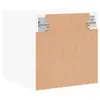 Nachttisch mit Glastür Weiß 35x37x35 cm Produktbild-Vorschau 8