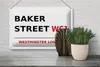 Blechschild Londýn 30x20cm Ulice Baker street WC1 Náhled obrázku produktu 4