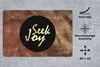 MuchoWow® Schreibtischunterlage Zitate - Glück - Gold - Produktbild-Vorschau 2