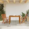 Eleganten-Stil Gartenstühle mit Armlehnen 2 Stk. Klappbar Produktbild-Vorschau 4