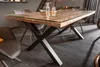 Massiver Esstisch BARRACUDA 180cm Teakholz inkl. Glasplatte Produktbild-Vorschau 2