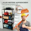 EASYmaxx 2 in 1 Schwerlastregal & Werkbank, 180 x 90 x 40 Produktbild-Vorschau 6