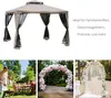Outsunny Gartenpavillon Pavillon Gartenzelt mit 4 Produktbild-Vorschau 6