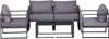 Outsunny Vierteiliges Gartenmöbel Set, Sitzgruppe, Sofa mit Produktbild-Vorschau 1
