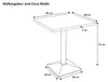 Bistrotisch Joan | 80 x 80 cm eckig | Holz | Farbe: Eiche | Produktbild-Vorschau 2