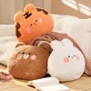 360Home Karikatur Puppe Tierkissen Kissen Weiß 40cm Produktbild-Vorschau 2