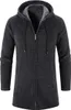 ASKSA Herren Strickjacke mit Kapuze Lang Gestrickt Cardigan Produktbild-Vorschau 1