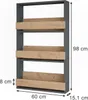 Vicco Weinglasregal Repose, 60 x 98 cm, Goldkraft Produktbild-Vorschau 3